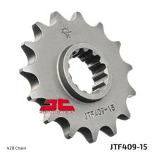 JT Sprockets 428 15Z fijngetand tandwiel binnendiameter 19,4 mm/22 mm voor Suzuki DR S SE DR-Z L L2 125 ccm bouwjaar 1985 - 2020