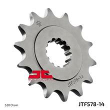 Pastnák JT Sprockets 520 14Z jemnozubý vnitřní průměr 21,6mm / 25mm pro Yamaha XTZ A Super Tenere 750 ccm r.v. 1989 - 1997