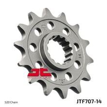 Ritzel JT Sprockets Racing 520 14Z feinverzahnt Innendurchmesser 22,2mm / 25mm für SWM RS R i, Aprilia SXV SM RXV 300 - 650 ccm Bj. 2006 - 2020
