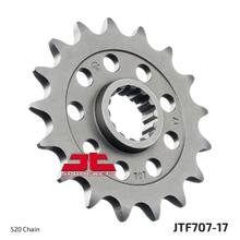 Ritzel JT Sprockets Racing 520 17Z feinverzahnt Innendurchmesser 22,2mm / 25mm für SWM RS R i, Aprilia SXV SM RXV 300 - 650 ccm Bj. 2006 - 2020