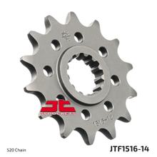 Rozeta JT Sprockets Racing 520 14Z jemné ozubení Vnitřní průměr 21,7mm / 25mm pro Suzuki GSX-R, Kawasaki ZX-10R 600 - 1000 ccm Rv. 1992 - 2018