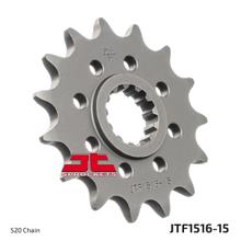 Coroa JT Sprockets Racing 520 15Dentes, dentado fino, Diâmetro Interno 21,7mm / 25mm para Suzuki GSX-R, Kawasaki ZX-10R 600 - 1000 ccm Ano. 1992 - 2018