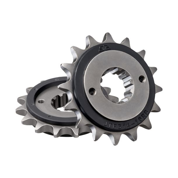 Pignon caoutchouté JT Sprockets 525 16T, diamètre intérieur 24 mm/28,7 mm pour Honda XRV Africa Twin 750 ccm Année 1990 - 2003