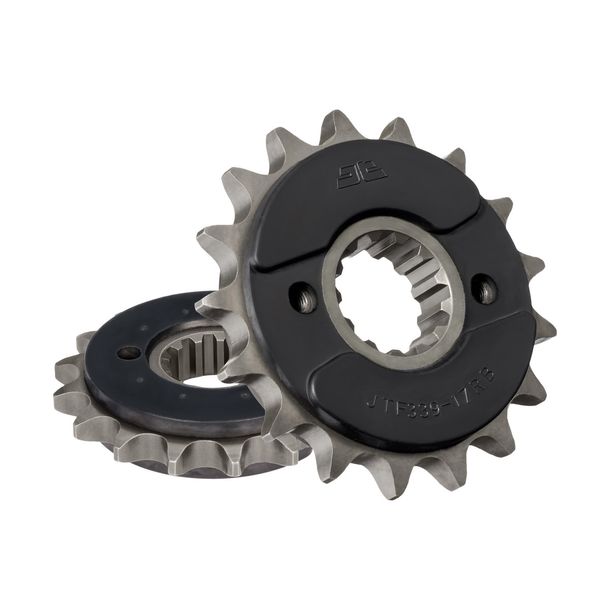 Pignon caoutchouté JT Sprockets 530 17T, diamètre intérieur 26 mm/30 mm pour Honda CB SF X11 CBR F Big One VFR XX Blackbird F2 Bol d`Or X Crossrunner Année 1979 - 2014