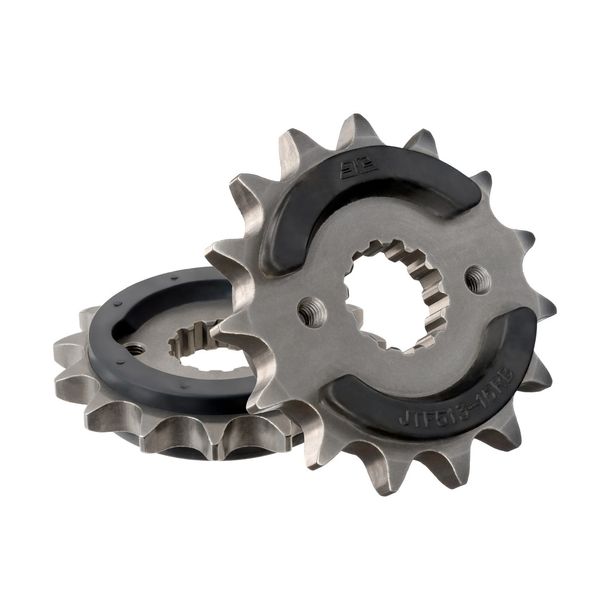 Pignon caoutchouté JT Sprockets 530 15T, diamètre intérieur 21,6 mm/25 mm pour Suzuki GSX 1 FA F GSF Bandit SA, Yamaha FZS Fazer S N 250 - 1400 ccm Année 1975 - 2017