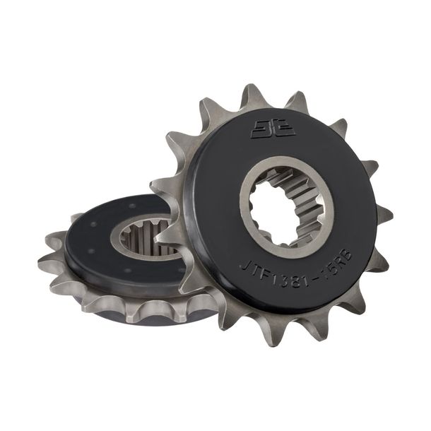 Ritzel JT Sprockets 520 15Z gummiert Innendurchmesser 21,7mm / 25mm für Honda CMX A Rebel CB X CBR R F 500 ccm Bj. 2013 - 2022