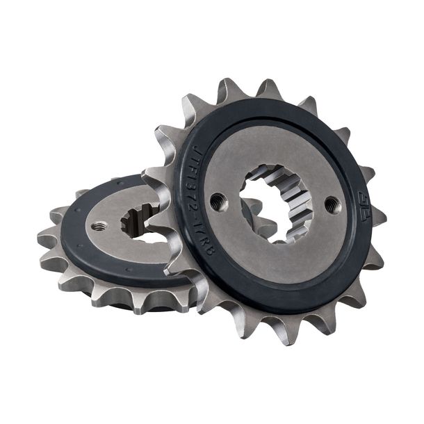 Ritzel JT Sprockets 525 17Z gummiert Innendurchmesser 24mm / 28mm für Honda CBF N S ABS CBR F CB Hornet VT C C2 Shadow C2B 600 / 750 ccm Bj. 1997 - 2014