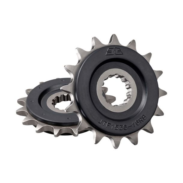 Ritzel JT Sprockets 520 16Z gummiert Innendurchmesser 21,7mm / 25mm für Kawasaki ZX-6R KFX R 450 - 636 ccm