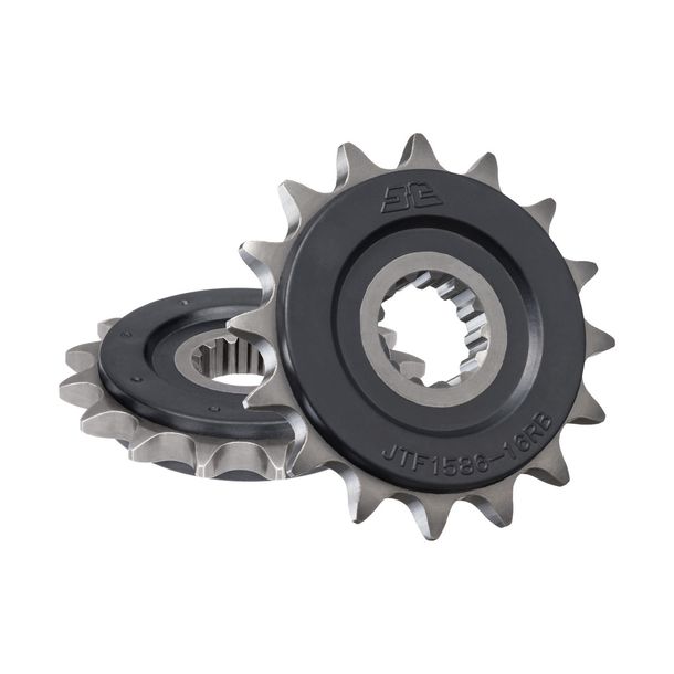 JT Sprockets 525 16Z rubberen binnendiameter 21,6 mm/25 mm voor Yamaha YZF-R6 TRX TDM 600/850 ccm gebouwd in 1996 - 2020