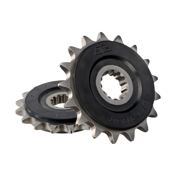 Pignon caoutchouté JT Sprockets 525 17T, diamètre intérieur 21,6 mm/25 mm pour Yamaha YZF-R6 TRX TDM 600 / 850 ccm Année 1996 - 2020