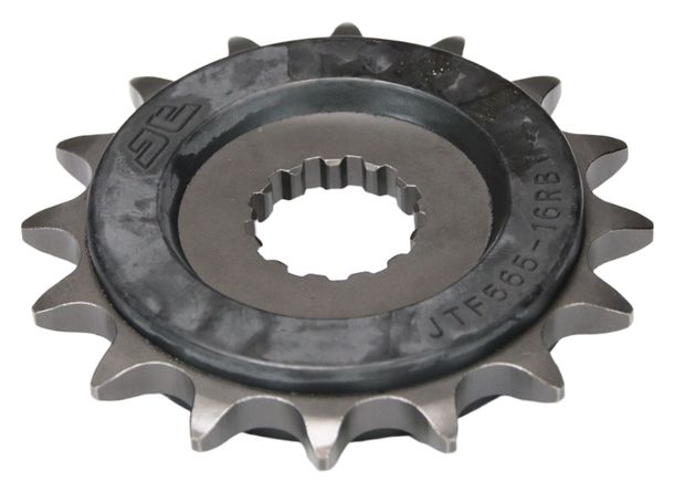 Pignone gommato JT Sprockets 520 16T, diametro interno 21,7 mm/25 mm per Kawasaki ZX-6R, Suzuki SFV Gladius ER-6 N F 250 - 800 ccm