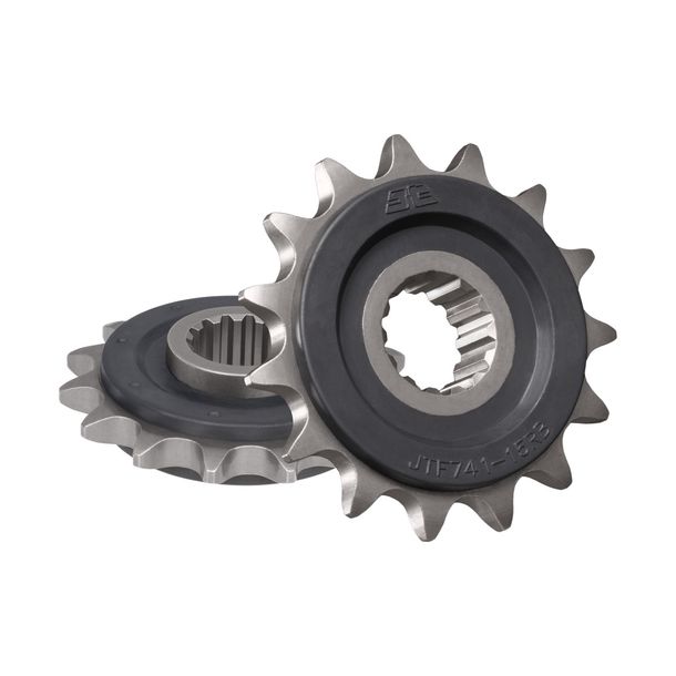 Ritzel JT Sprockets 525 15Z gummiert Innendurchmesser 22mm / 25mm für Ducati Monster S ABS S2R Evo Hypermotard SP Dark i.e. R Multistrada DS Streetfighter Bj. 2001 - 2022