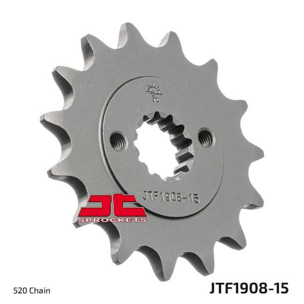 Ritzel JT Sprockets 520 15Z feinverzahnt Innendurchmesser 19mm / 22mm für KTM Duke, Husqvarna Svartpilen Vitpilen RC 390 / 401 ccm Bj. 2013 - 2020