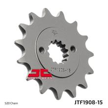 Rozeta JT Sprockets 520 15Z s jemným ozubením, vnitřní průměr 19mm / 22mm pro KTM Duke, Husqvarna Svartpilen Vitpilen RC 390 / 401 ccm r.v. 2013 - 2020