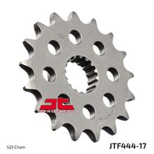 Rozeta JT Sprockets Racing 525 17Z jemné ozubení vnitřní průměr 24mm / 27mm pro Suzuki GSX-R 1000 ccm Bj. 2017 - 2022