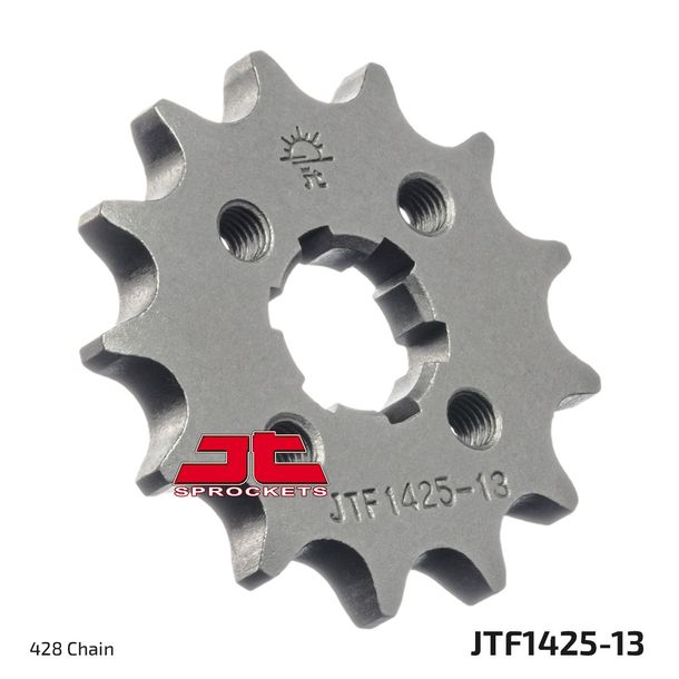 JT Sprockets 428 13Z grofgetand tandwiel binnendiameter 16 mm/20 mm voor Suzuki TS XE GSX-S RG Gamma RM GSX-R X ER RV Van L 80 - 125 cc bouwjaar 1973 - 2022