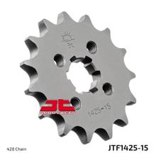 JT Sprockets 428 15Z grofgetand tandwiel binnendiameter 16 mm/20 mm voor Suzuki TS XE GSX-S RG Gamma RM GSX-R X ER RV Van L 80 - 125 cc bouwjaar 1973 - 2022