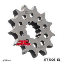 JT Sprockets Racing 428 13Z fijn getand binnendiameter 17 mm/20 mm voor KTM SX, Husqvarna TC 85 cc modeljaar 2018 - 2022