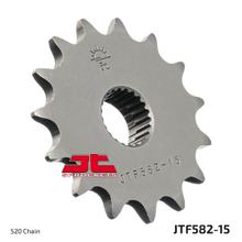JT Sprockets 520 15Z fijngetand tandwiel binnendiameter 21,3 mm/23 mm voor Yamaha XJ S Diversion N 600 ccm bouwjaar 1992 - 2003