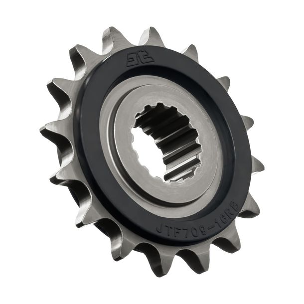 Ritzel JT Sprockets 525 16Z gummiert Innendurchmesser 25mm / 28mm für Aprilia SL Shiver ABS GT SMV Dorsoduro Caponord ATC Factory Rally 750 - 1200 ccm Bj. 2007 - 2021