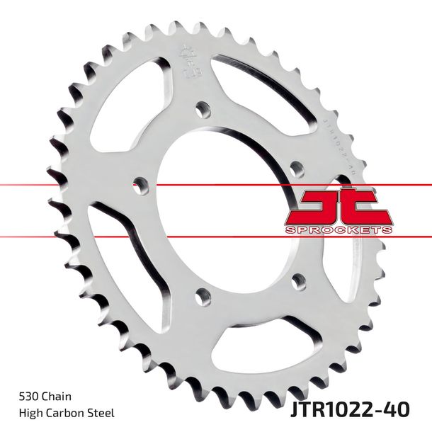 Kettenrad JT Sprockets 530 40Z Innendurchmesser 90mm Lochkreis 108mm für Ducati Pantah SS SL 500 - 900 ccm Bj. 1976 - 1984