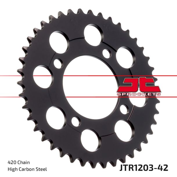 JT Sprockets 420 42T, diametro interno 70 mm, bullone circolare 90 mm