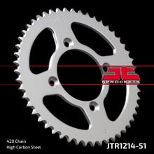 Pignone JT Sprockets 420 51Z, diametro interno 80 mm, bullone circolare 100 mm per Honda XR R CRF F CR 70 - 110 ccm Anno 1982 - 2021