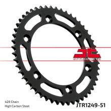 Kettenrad JT Sprockets 428 51Z vnitřní průměr 130mm rozteč otvorů 150mm pro Honda XLR R 125 ccm r.v. 1998 - 1999