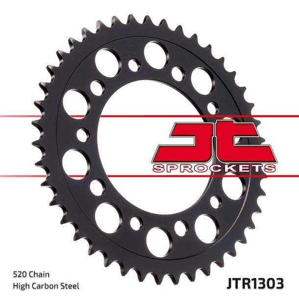 Kettenrad JT Sprockets 520 43Z Innendurchmesser 112mm Lochkreis 138mm für Yamaha YZF-R6 YZF-R1, Honda CBR F 600 - 1000 ccm