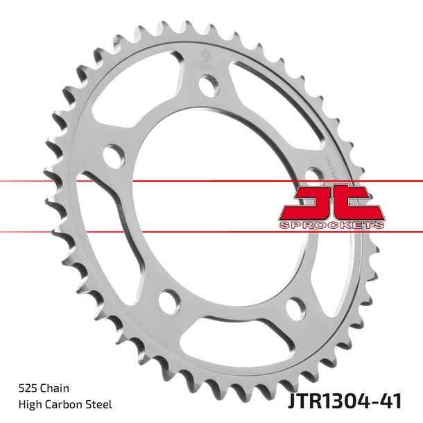 JT Sprockets 525 41Z sprocket for Honda CBF N S ABS CBR F CB FA Hornet 500 - 1100 ccm Year 1996 - 2022