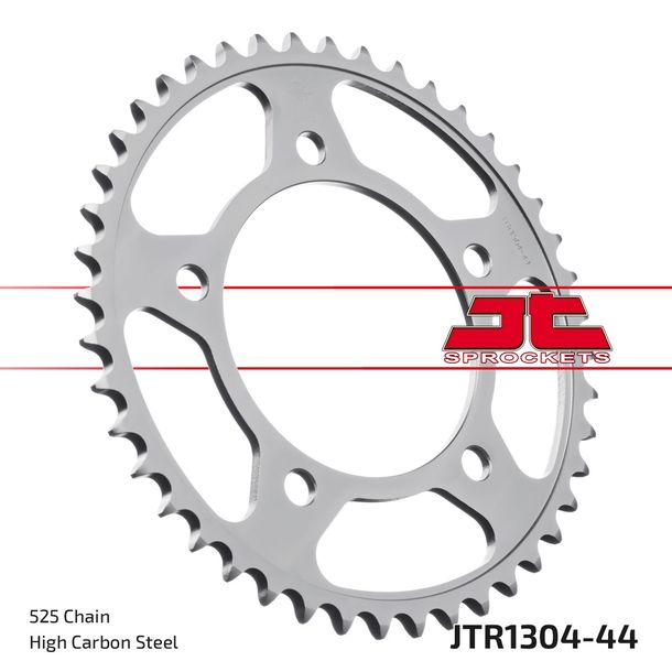 JT Sprockets 525 44Z sprocket for Honda CBF N S ABS CBR F CB FA Hornet 500 - 1100 ccm Year 1996 - 2022