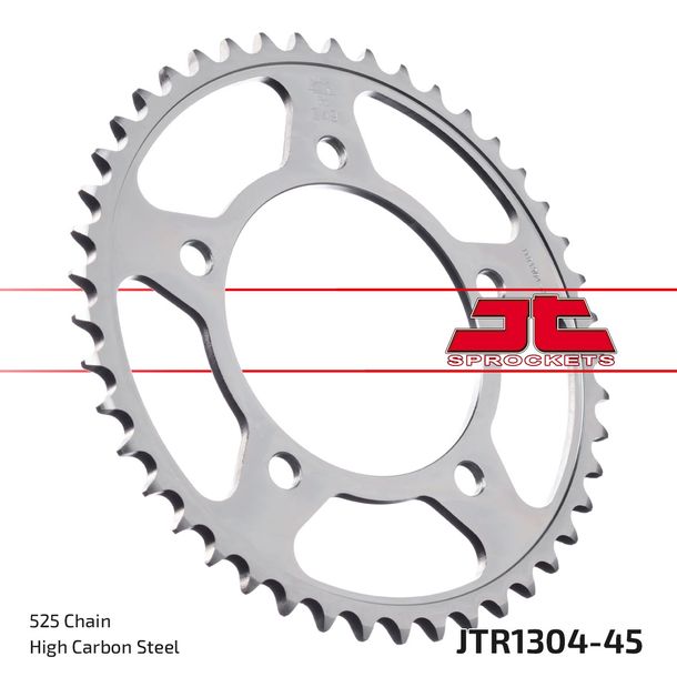 Pignone JT Sprockets 525 45Z, diametro interno 112 mm, bullone circolare 138 mm per Honda CBF N S ABS CBR F CB FA Hornet 500 - 1100 ccm Anno 1996 - 2022