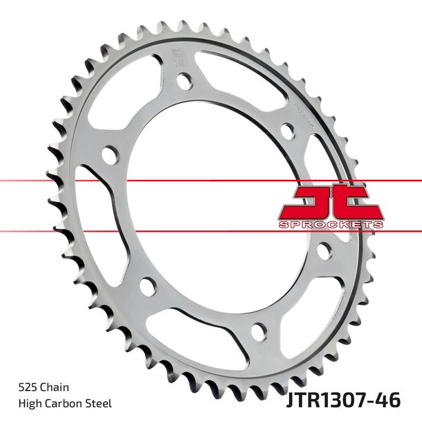 Kettenrad JT Sprockets 525 46Z Innendurchmesser 134mm Lochkreis 160mm für Honda CBR F RR FS 600 ccm Bj. 2001 - 2016