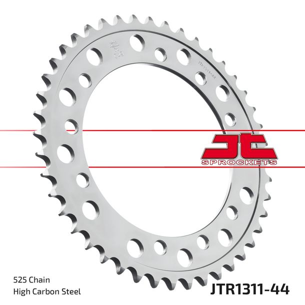 Kettenrad JT Sprockets 525 44Z Innendurchmesser 145mm Lochkreis 165mm für Honda VFR NT Hawk Bros 400 / 650 ccm Bj. 1987 - 1992