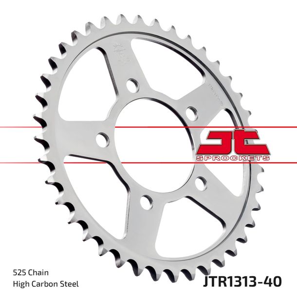 Kettenrad JT Sprockets 525 40Z Innendurchmesser 74mm Lochkreis 96mm für Honda CBR R RR 400 ccm Bj. 1988