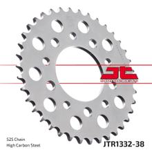 Pignon JT Sprockets 525 38Z, diamètre intérieur 80 mm, cercle de boulons 110 mm pour Honda CB F2 Seven Fifty XRV Africa Twin 400 - 865 ccm Année 1985 - 2015
