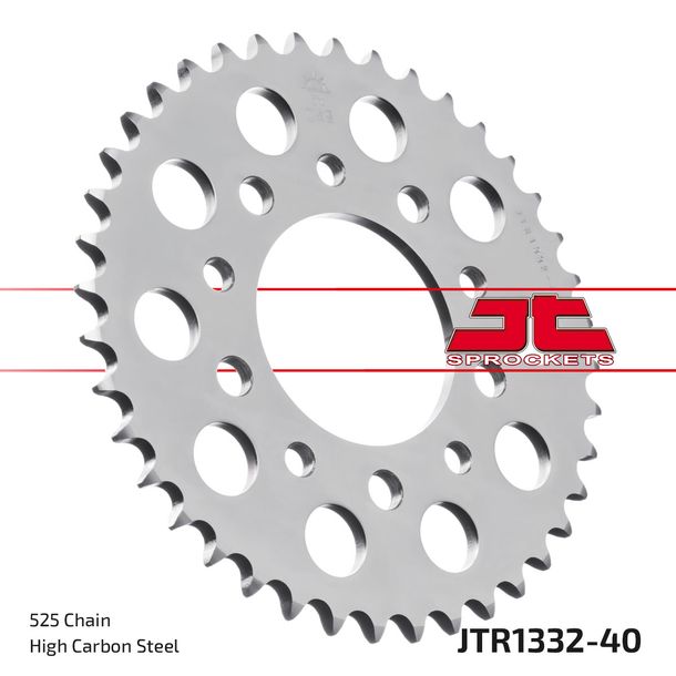 Kettenrad JT Sprockets 525 40Z für Honda CB F2 Seven Fifty XRV Africa Twin 400 - 865 ccm Bj. 1985 - 2015