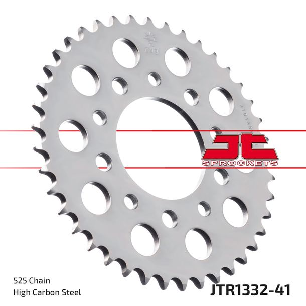 Kettenrad JT Sprockets 525 41Z Innendurchmesser 80mm Lochkreis 110mm für Honda CB F2 Seven Fifty XRV Africa Twin 400 - 865 ccm Bj. 1985 - 2015