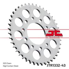 Kettenrad JT Sprockets 525 43Z vnitřní průměr 80mm rozteč otvorů 110mm pro Honda CB F2 Seven Fifty XRV Africa Twin 400 - 865 ccm r. v. 1985 - 2015