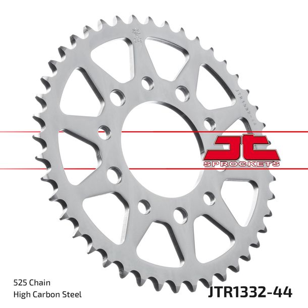 Kettenrad JT Sprockets 525 44Z Innendurchmesser 80mm Lochkreis 110mm für Honda CB F2 Seven Fifty XRV Africa Twin 400 - 865 ccm Bj. 1985 - 2015