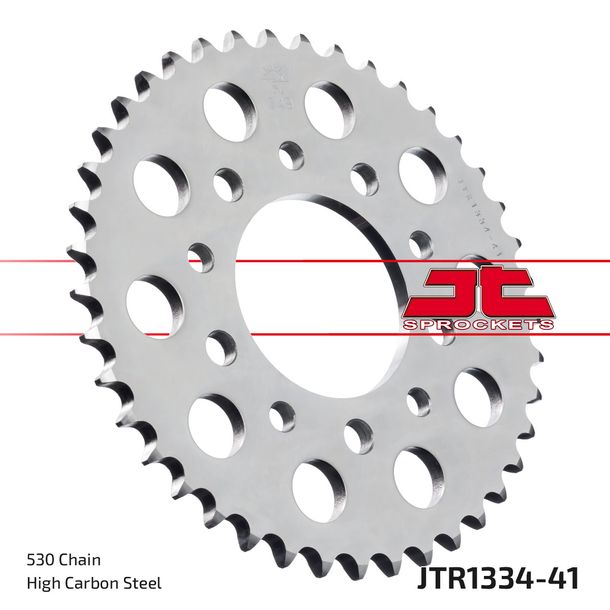 Kettenrad JT Sprockets 530 41Z Innendurchmesser 80mm Lochkreis 110mm für Honda CBR F CB Big One F2 Bol d`Or VF VFR CBX C Magna 450 - 1100 ccm Bj. 1979 - 2000