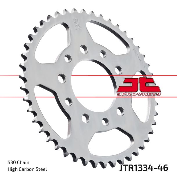 Kettenrad JT Sprockets 530 46Z Innendurchmesser 80mm Lochkreis 110mm für Honda CBR F CB Big One F2 Bol d`Or VF VFR CBX C Magna 450 - 1100 ccm Bj. 1979 - 2000