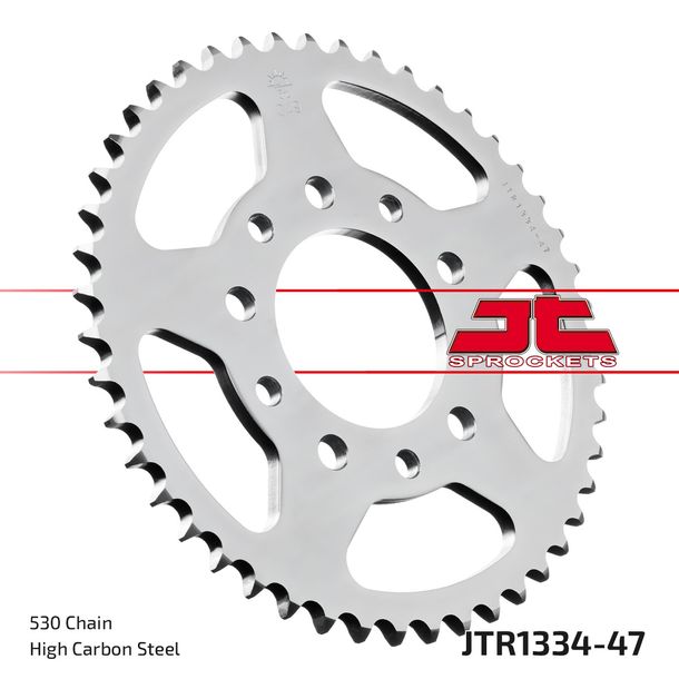 Kettenrad JT Sprockets 530 47Z Innendurchmesser 80mm Lochkreis 110mm für Honda CBR F CB Big One F2 Bol d`Or VF VFR CBX C Magna 450 - 1100 ccm Bj. 1979 - 2000