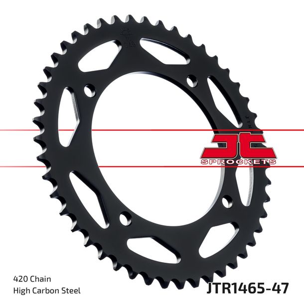 Kettenrad JT Sprockets 420 47Z Innendurchmesser 110mm Lochkreis 126mm für Kawasaki KX 65 ccm Bj. 2000 - 2022