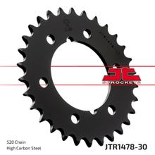 JT Sprockets 520 30Z tandwiel binnendiameter 80 mm boutcirkel 104 mm voor Kawasaki ZX-6R, Polaris Trail Boss Blazer Scrambler X Freedom Xpress Xplorer