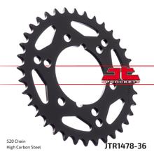 Piñón JT Sprockets 520 36T, diámetro interior 80 mm, círculo de perno 104 mm para Kawasaki ZX-6R, Polaris Trail Boss Blazer Scrambler X Freedom Xpress