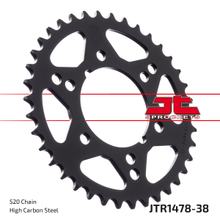 Rozetka JT Sprockets 520 38Z Vnitřní průměr 80mm Roztečný kruh 104mm pro Kawasaki ZX-6R, Polaris Trail Boss Blazer Scrambler X Freedom Xpress Xplorer
