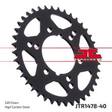 Piñón JT Sprockets 520 40Z, diámetro interior 80 mm, círculo de perno 104 mm para Kawasaki ZX-6R, Polaris Trail Boss Blazer Scrambler X Freedom Xpress