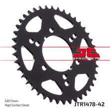 Roda Dentada JT Sprockets 520 42D Diâmetro Interno 80mm Círculo de Furos 104mm para Kawasaki ZX-6R, Polaris Trail Boss Blazer Scrambler X Freedom Xplorer Trial