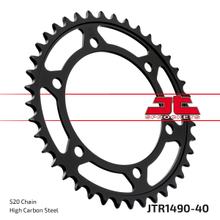Pignon JT Sprockets 520 40Z, diamètre intérieur 120 mm, cercle de boulons 140 mm pour Suzuki GSX-R, Kawasaki W EN C 250 - 800 ccm Année 1989 - 2017